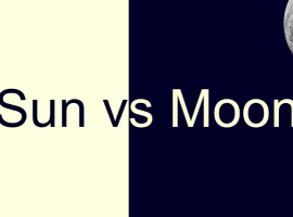 Sun vs Moon