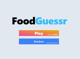 Foodguessr
